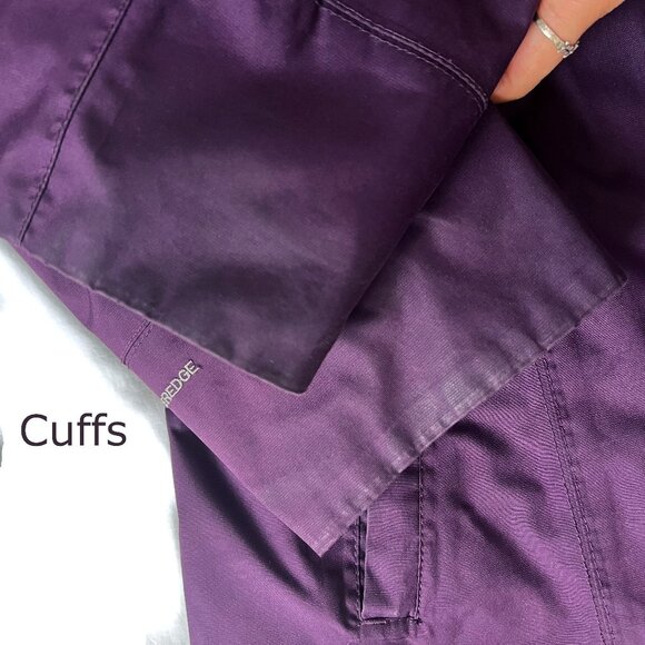 Eddie Bauer Purple WeatherEdge Jacket, removable lining and hood, size Medium - Picture 14 of 14